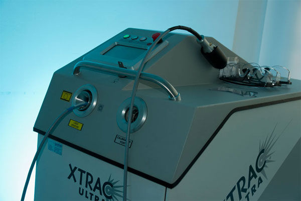 nahaufnahme des Excimer-Laser XTRAC Ultra von Photomedex